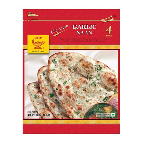 Deep Garlic Naan Ntuc Fairprice