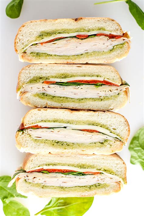 Pesto Chicken Overnight Pressed Sandwiches Project Meal Plan