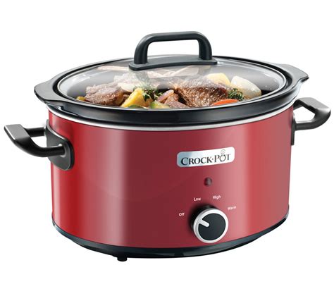 Buy Crock Pot Scv400rd Slow Cooker Red Free Delivery Currys