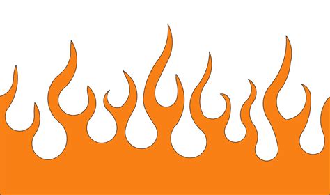 Outline Fire Clipart Clip Art Library