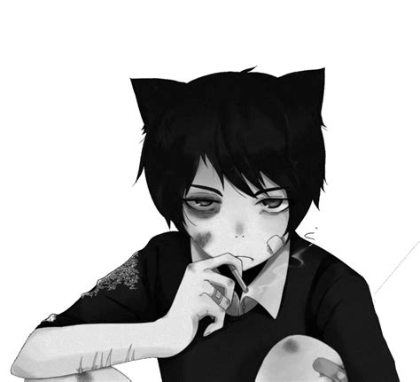 Anime to watch when depressed. anime animeboy depressed - Sticker by Ady