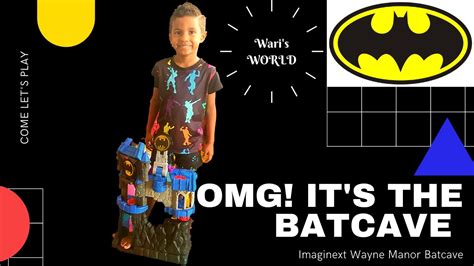 Imaginext Wayne Manor Batcave Unboxing Kids Toy And Playtime Youtube