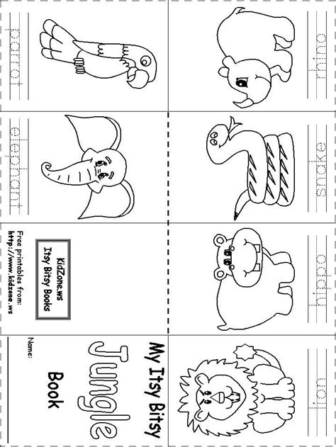 Free Jungle Worksheet Printable Preschool