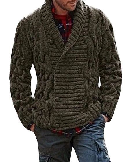 Cheap Mens Double Breasted Cardigan Sweater Find Mens Double Breasted