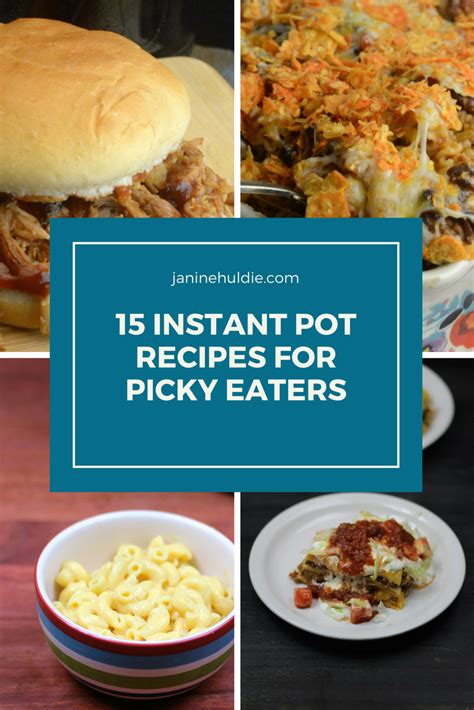 Recipes chosen by diabetes uk that encompass all the principles of eating well for diabetes. 15 Instant Pot Recipes for Picky Eaters - Confessions of a ...