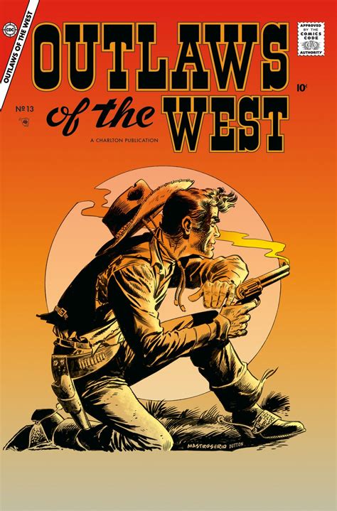 Outlaws Of The West No 13 Cover By Rocco Mastroserio Western Comics Vintage Comic Books