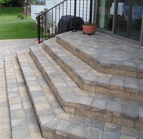 Cobblestone Steps And Patio Patio Stairs Front Stairs Outdoor Stairs