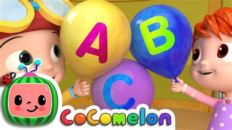 Abc Song With Balloons Cocomelon Nursery Rhymes And Kids Songs Youtube