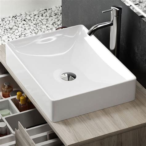 Check spelling or type a new query. Vasque à poser rectangulaire céramique blanche Ankara