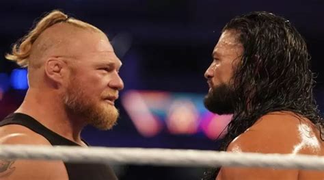 spoiler brock lesnar brutally attacks roman reigns