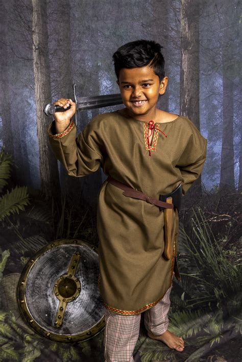 Boys Saxon Viking Outfit Handmade Costume By Minerva Craft