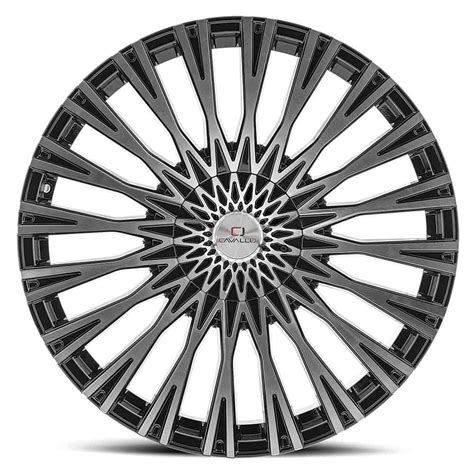 Cavallo Clv 40 Gloss Black And Machined Lowest Prices Extreme Wheels