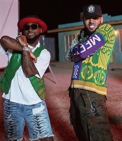 davido chris brown bring their a game into ‘blow my mind video watch