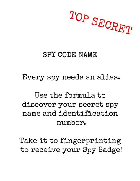 Spy Missions 9 Printable Missions Exploring Domesticity Spy Party