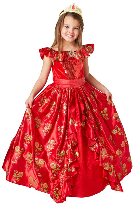 Elena Of Avalor Girls Disney Princess Ballgown Fancy Dress Childs Kids