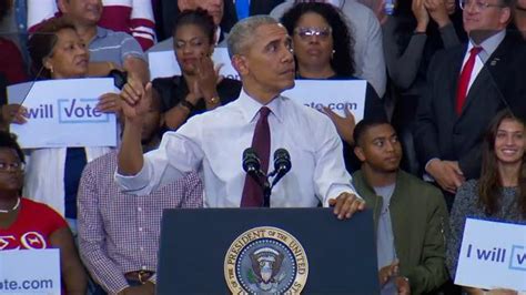 Obama Defends Pro Trump Protester At Clinton Rally