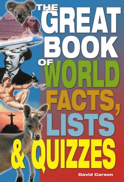 Great Book Of World Facts Lists And Quizzes By David Carson Giant