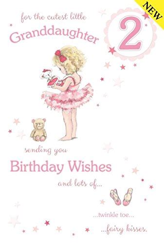 Great Granddaughter 2nd 2 Today Happy Birthday Card With A Lovely Verse