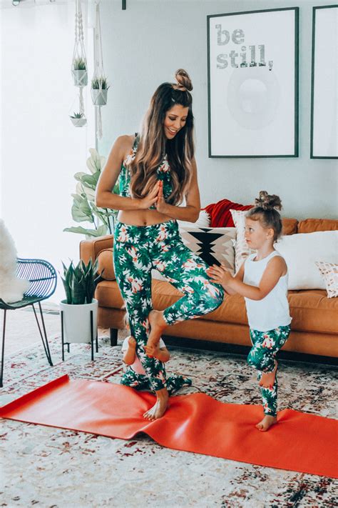 3 relaxation tips for moms matching yoga outfits the girl in the yellow dress