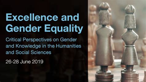 Excellence And Gender Equality Critical Perspectives On Gender And