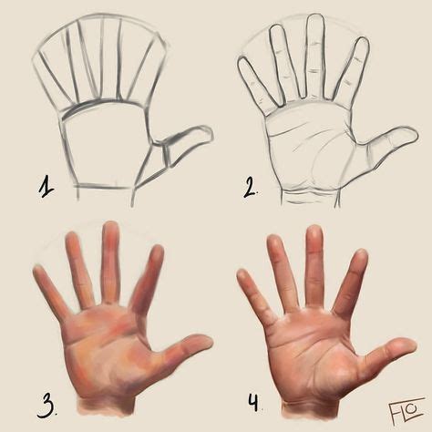 Basic Hand Structure Modeling Or Rigging These Drawing Tips Should