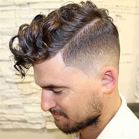 This fade for curly hair is an easy, manageable, fashionable haircut for most teenagers. The Curly Hair Fade | Men's Hairstyles + Haircuts 2017