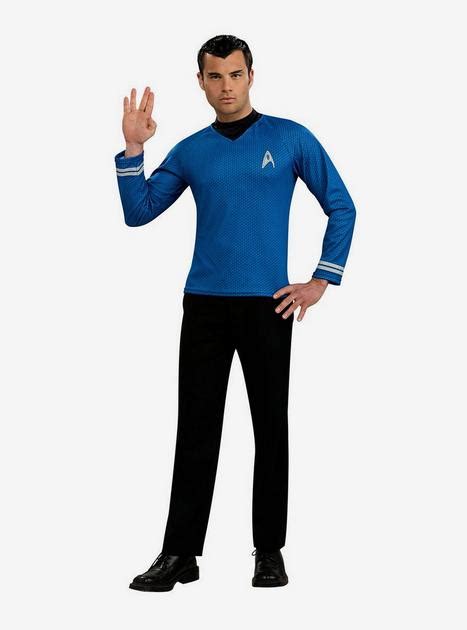 Star Trek Blue Shirt Costume Hot Topic