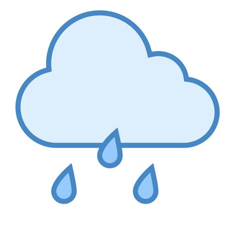 This Is A Drawing Of A Rain Cloud Clip Art Library