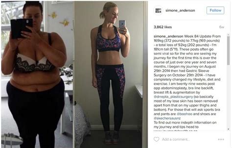 simone anderson weight loss transformation