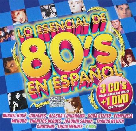 Esencial De Los 80s En Español 3cddvd Sony 897420 Musica Tierra