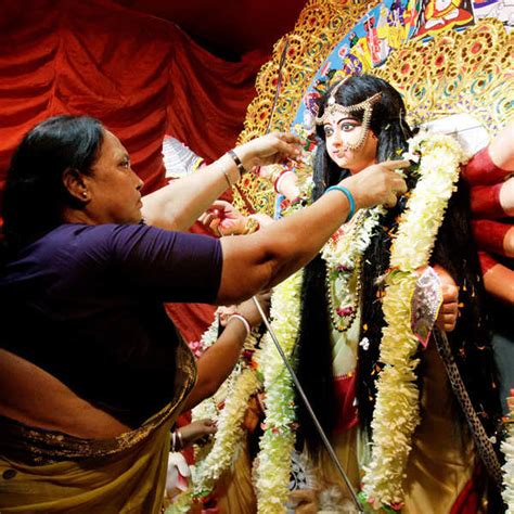 Sonagachi Durga Puja Inaguration By Sex Workers Of Kolkata Photogallery