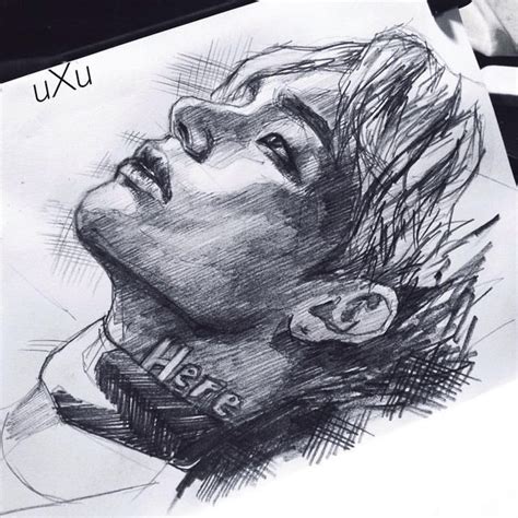 Pin By Jen On To Draw Bts Drawings Kpop Drawings Taehyung Fanart