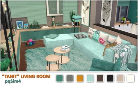 Pqsims4 Tanit Livingroom • Sims 4 Downloads