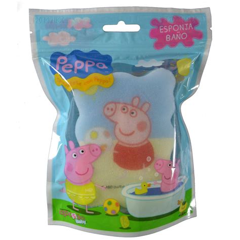 Escribe el nombre de cada dibujo. ESPONJA DE BAÑO PEPPA PIG - Farmacia Anna Riba