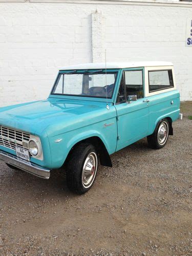 Purchase Used 1966 Ford Bronco 4x4 The First Year Of The Bronco All