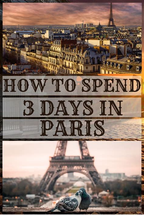 The Best Three Day Paris Itinerary For First Time Visitors Artofit