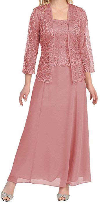 Mother Of The Bride Formal Gown 7726bm Dusty Rose M At Amazon Womens