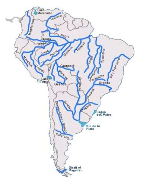 How Many Rivers Are In South America Quora