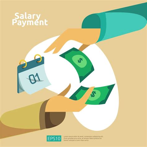 Salary Payment And Payroll Concept 693817 Vector Art At Vecteezy