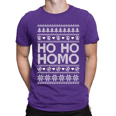 Ho Ho Homo Pro Gay Hilarious Ugly Xmas Christmas Sweater Funny Etsy