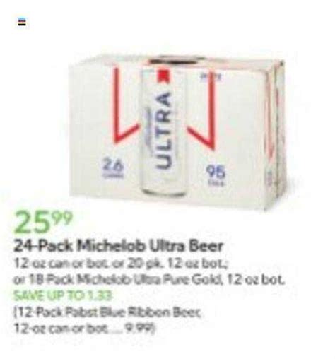 24 Pack Michelob Ultra Beer Aanbieding Bij Intersport