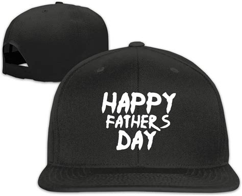 Happy Fathers Day Unisex Caps Fashion Flat Top Hat Adjustable Baseball