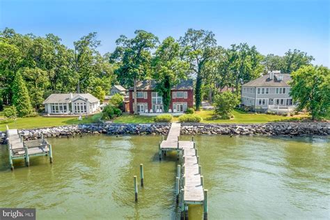 Chesapeake Bay Waterfront Home In Shady Side Maryland Luxury Homes