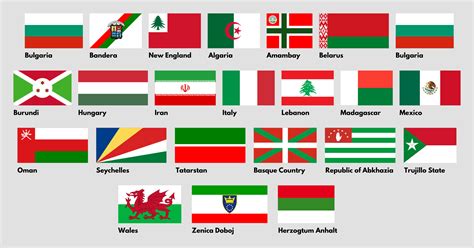 Green White Red Flag 20 Countries With These Colors