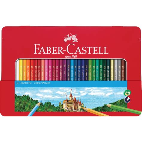 Faber Castell Classic Colour Coloured Pencil Sets 24 36 48 And 60 Pcs