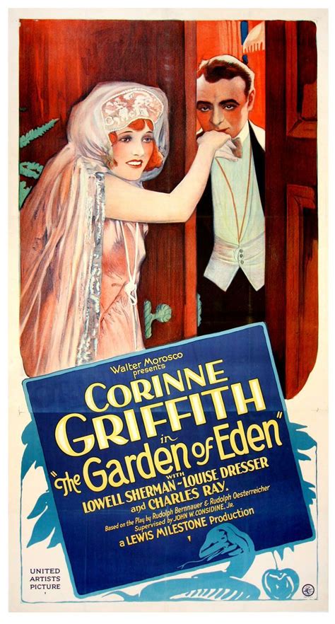 When god created the world, he created the garden of eden, the crossroads between divinity and humanity, where he kept his prize creations, adam and eve. The Garden of Eden (1928 film) - Wikipedia