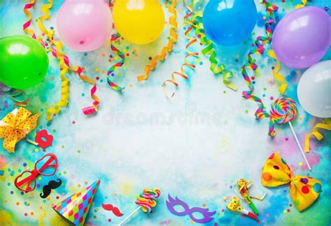 Birthday Carnival Or Party Background Stock Image Image Of T
