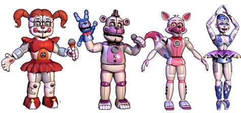 Fnaf Sister Location Full Body By The Smileyy On Deviantart
