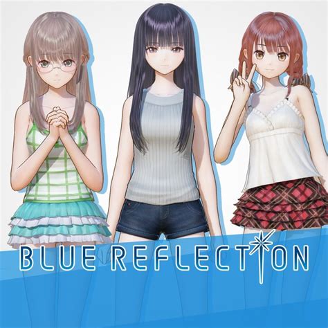 Blue Reflection Summer Clothes Set D Sanae Ako Yuri 2017