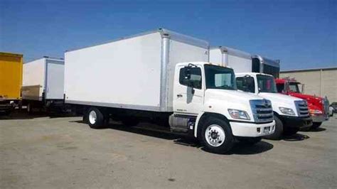 Hino 268 24ft Box Truck With Liftgate Auto 25 950 Gvwr Multiple